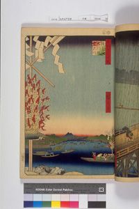 東洋文庫 所蔵 岩崎文庫 名所江戸百景 浅草川大川端宮戸川