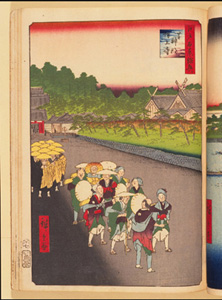 東洋文庫 所蔵 岩崎文庫 名所江戸百景 芝明神増上寺