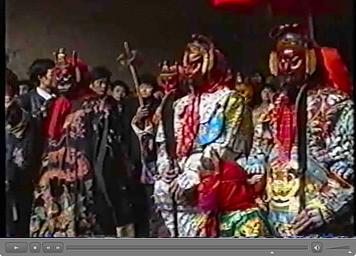 江西万載県潭埠村沙江橋丁氏村の儺舞　動画　 田仲一成 東洋文庫